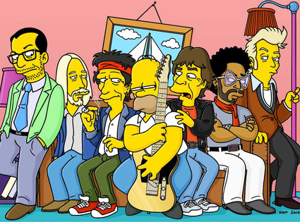 Elvis Costello, Tom Petty, Rolling Stones, Keith Richards, Mick Jagger, Lenny Kravitz, The Simpsons Elvis Costello, Tom Petty, Rolling Stones, Keith Richards, Mick Jagger, Lenny Kravitz, The Simpsons